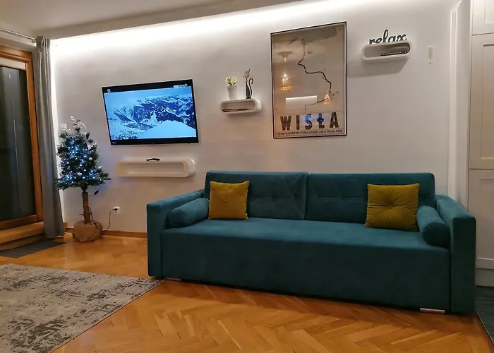 Widokowy Z Tarasem Bukowa דירה