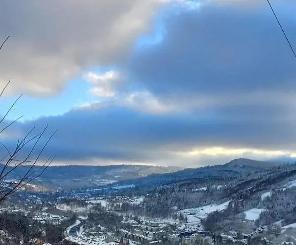 Widokowy Z Tarasem Bukowa דירה